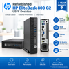 Refurbished HP Elitedesk 800 G2 USFF CORE I5 -6TH GEN/ 8GB /256GB SSD /No Mointor/No Keyboard & Mouse /3 Yrs