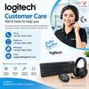 Logitech MK275 Wireless Keyboard & Mouse Combo – 2.4GHz, Full-Size Keyboard, 1000 DPI Optical Mouse, Nano USB Receiver