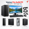Veenus Pre-build pc - 14th Gen Intel Core-i3 /8GB/256GB 2.5" SATA SSD /19.5"/USB Keyboard & Mouse /ATX Cabinet