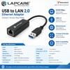 Lapcare USB to LAN 2.0 Ethernet Adapter for Laptop & Desktop - Veenuskart