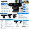 Logitech BRIO 4K Webcam - Ultra HD Clarity for All Your Conferencing Needs - Veenuskart